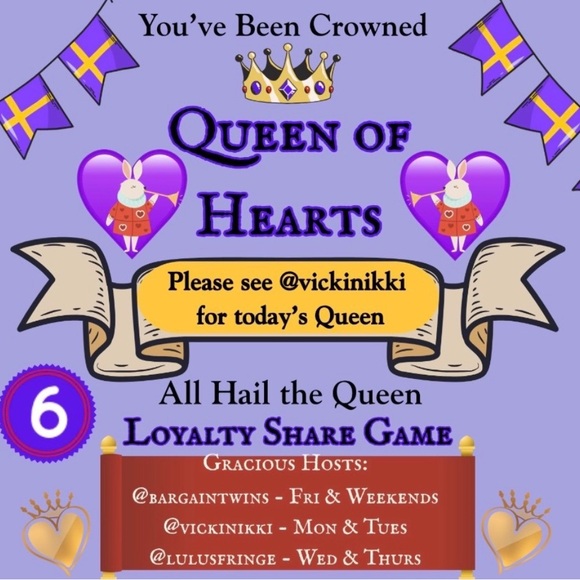 .
  💜♥️💜
    PLS SEE 
BARGAINTWINS 
  4 FRIDAY’S
👑QUEEN👑 
   💜♥️💜
TYSM EVERY1 - Picture 5 of 9